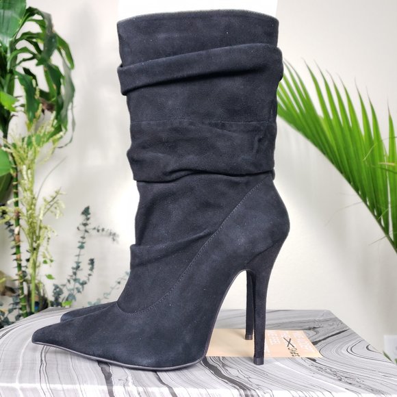 Jeffrey Campbell Erotic Mid Shaft Boots Black - Picture 2 of 8